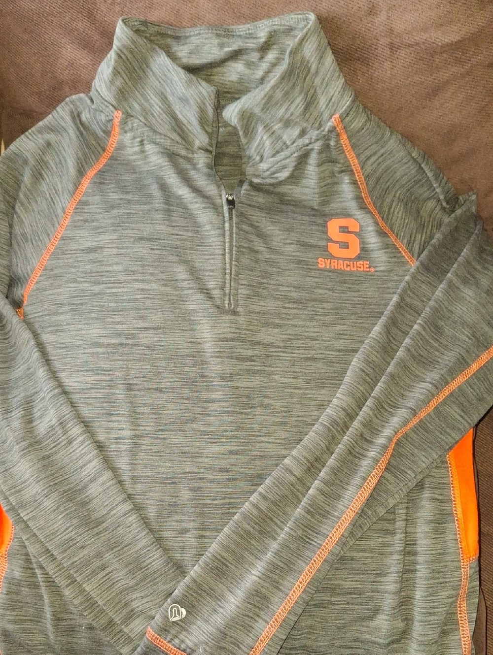 Colosseum Gray Heather Performance Pullover